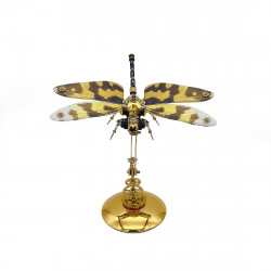 metal assembly colorful dragonfly model 3d diy punk insect assembly model creative ornament (200+pcs)