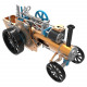 metal assembly one cylinder electric steam car model toy for adult