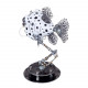 metal black & white cowfish model kits 3d handmade assembled steampunk crafts for home decor