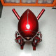 metal red steampunk armored beetle soldier 3d model kits