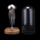 metal rhythm mechanical jellyfish model kinetic model with glass dust cover