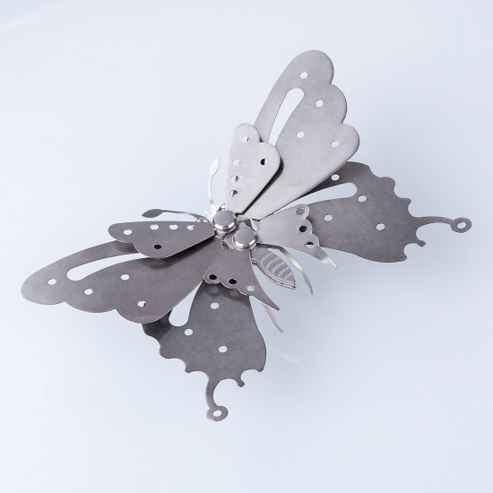 metal stainless steel steampunk butterfly model handmade crafts
