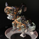 mini triceratops dinosaur toys 3d metal puzzle