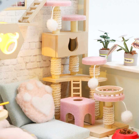 miniature cat house