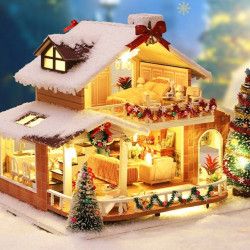 miniature christmas house