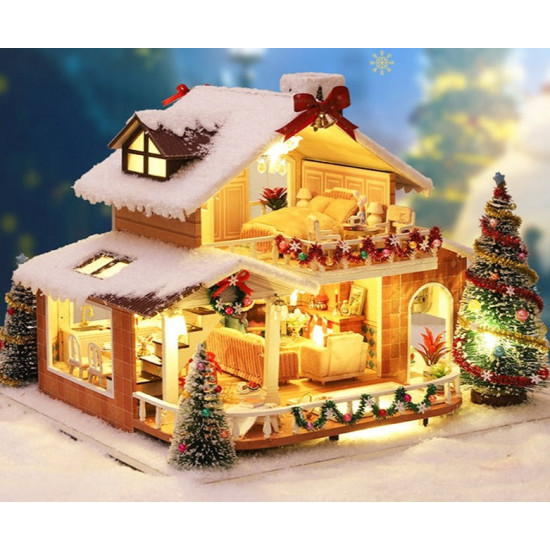 miniature christmas house