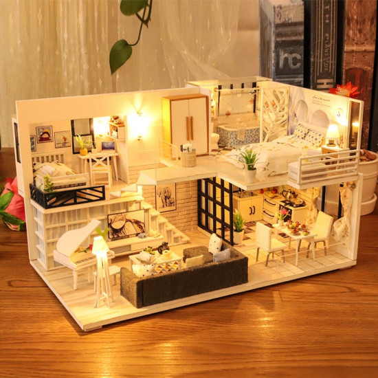 miniature house family model