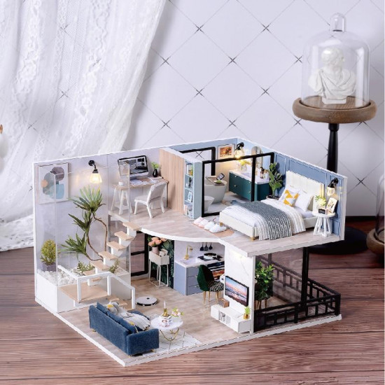 miniature luminous house