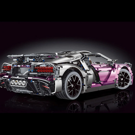 "pink devil" hypercar 3728pcs