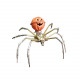 pumpkin spider 3d metal model buidling kits for halloween decor