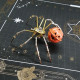 pumpkin spider 3d metal model buidling kits for halloween decor