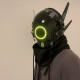 punk halloween led glow light up mask helmet for party masquerade dj costume party