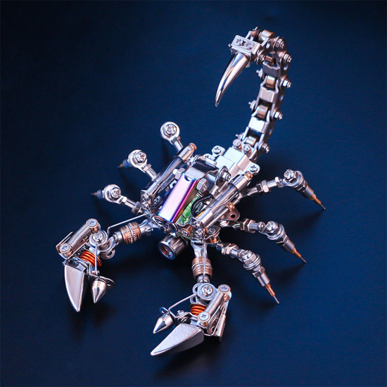 punk scorpion king model diy 3d metal puzzle metal kits pre-order