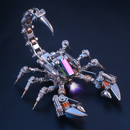 punk scorpion king model diy 3d metal puzzle metal kits pre-order