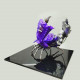 punk style 3d purple vampire crab model crafts collection for sale - finished version