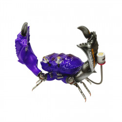 punk style 3d purple vampire crab model crafts collection for sale - finished version