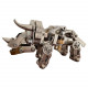 small triceratops 3d diy metal model kits