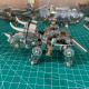 small triceratops 3d diy metal model kits