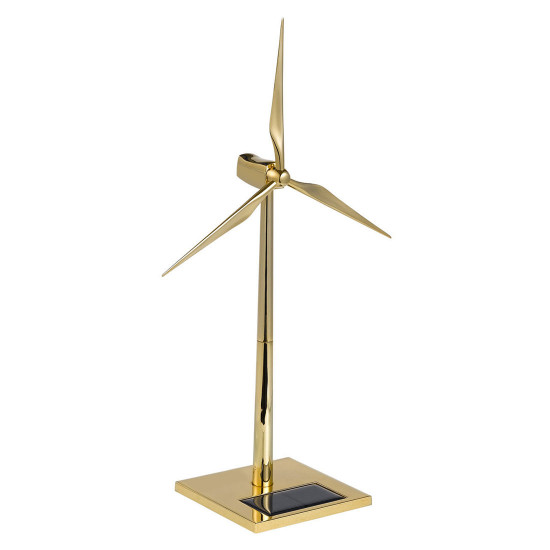 solar powered wind turbine desk model