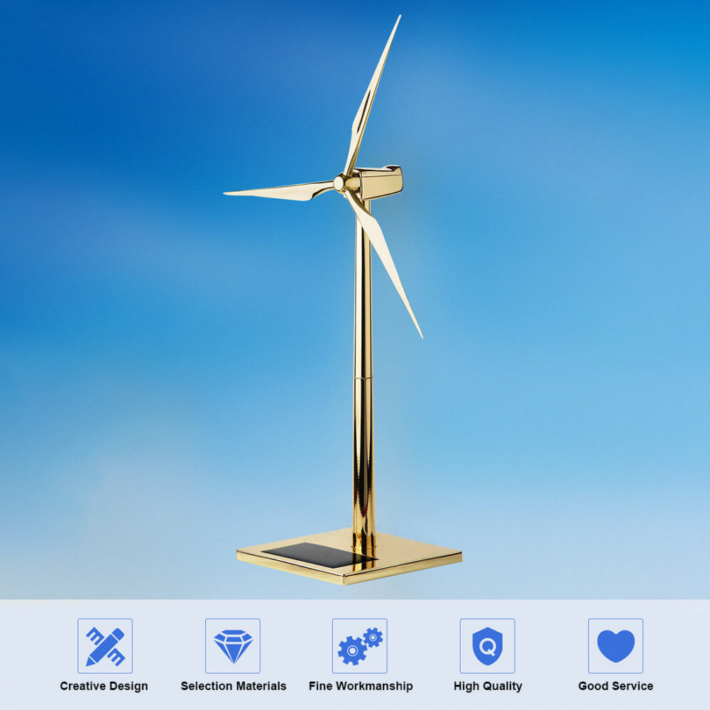 solar powered wind turbine desk model solarpoweredwindturbinedesk