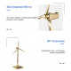 solar powered wind turbine desk model