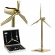 solar powered wind turbine desk model