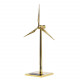 solar powered wind turbine desk model