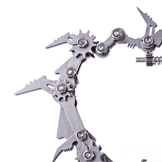 stainless steel scorpion spider elk horse pterosaur puzzle model kit with christmas packing