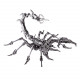 stainless steel scorpion spider elk horse pterosaur puzzle model kit with christmas packing