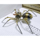 steam punk metal mechanical little wasp spider insects model crafts collection