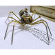 steam punk metal mechanical little wasp spider insects model crafts collection