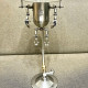 steampunk 3d metal no.2 robot table lamp us-plug