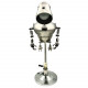 steampunk 3d metal no.3 robot table lamp us-plug