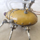 steampunk 3d mini beetle metal sculpture model crafts