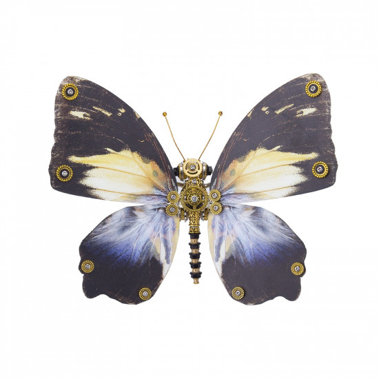 steampunk agathasa calydonia butterfly metal model kits