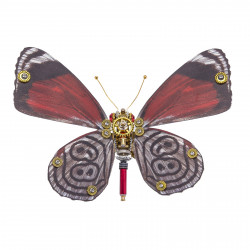 steampunk anna's eighty-eight butterfly diaethria anna 3d metal model kits