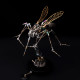 steampunk big mosquito insect model kit metal art insect statue-blood007