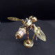 steampunk brass color little bee dragonfly 3d diy kit