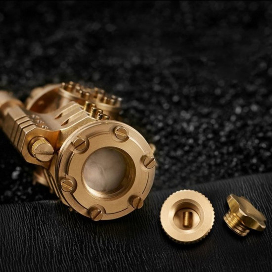 steampunk brass kerosene lighter