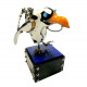 steampunk diving penguin animals sculpture metal assembled model