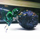 steampunk  dung beetle bugs sculpture model 3d metal assembled crafts