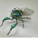 steampunk green leafhopper cicada bug 3d metal  assembly model kitspuzzle crafts collection