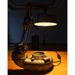 steampunk industrial retro style table desk lamp