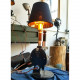 steampunk industrial style metal microscope desk lamp