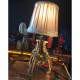 steampunk industrial style tripod table lamp mechanical metal desk lamp