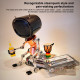 steampunk little evil musician figure with  bluetooth wireless speaker