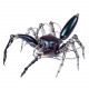 steampunk mechanical metal purple spider 3d sculpture  assembled model kits