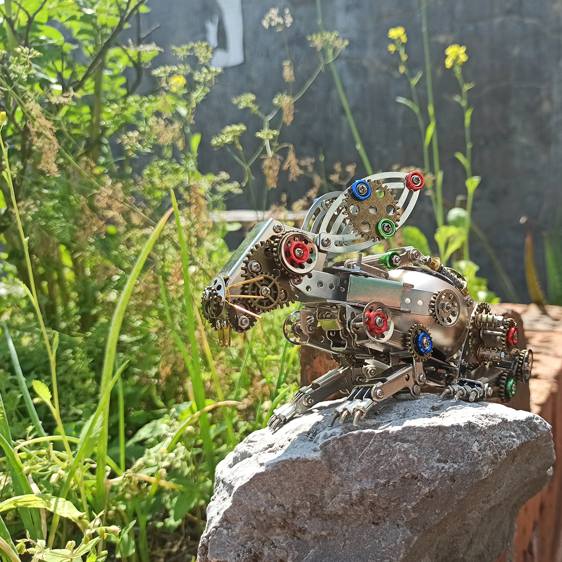 steampunk metal bunny model diy kits with speaker - steampunk-metal ...