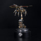 steampunk metal fire fly insect bugs puzzle diy model kit with display base