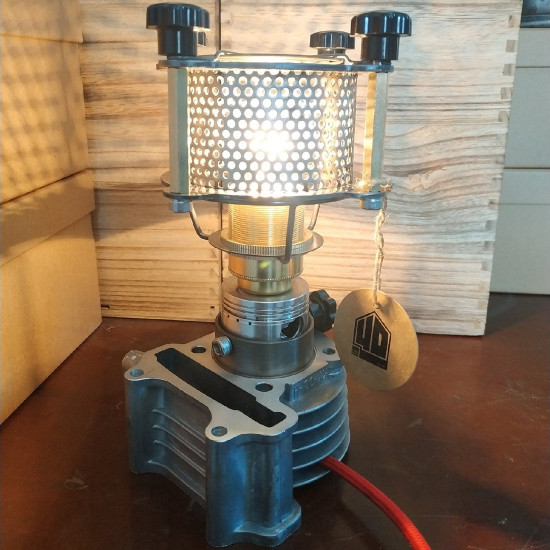 steampunk metal mechanical desk lamp industrial style